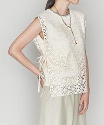 ＜ASTRAET（アストラット）＞レース ポンチョ ベスト†