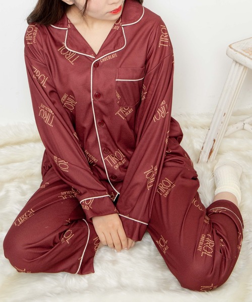 ルームウェア・パジャマ chocolat WEGO GRAPHICS（ウィゴーグラフィックス）の「WEGO/【2点セット
