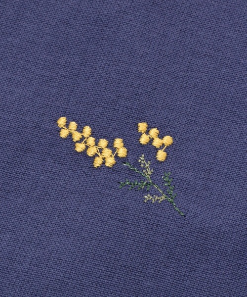 studio CLIP（スタディオクリップ）の「ミモザ刺繍被りエプロン（エプロン・レディース・ネイビー/ナチュラル/ラベンダー/グレー/グリーン・FREE）」の17枚目の写真