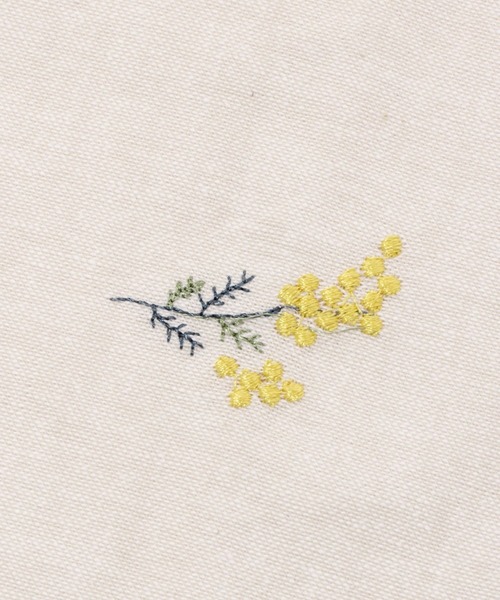 studio CLIP（スタディオクリップ）の「ミモザ刺繍被りエプロン（エプロン・レディース・ネイビー/ナチュラル/ラベンダー/グレー/グリーン・FREE）」の19枚目の写真