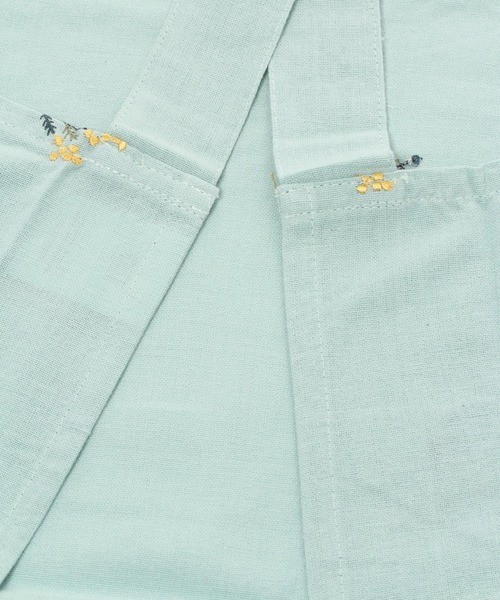 studio CLIP（スタディオクリップ）の「ミモザ刺繍被りエプロン（エプロン・レディース・ネイビー/ナチュラル/ラベンダー/グレー/グリーン・FREE）」の11枚目の写真