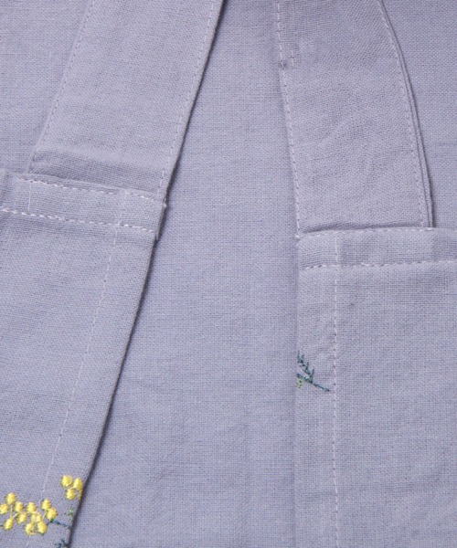 studio CLIP（スタディオクリップ）の「ミモザ刺繍被りエプロン（エプロン・レディース・ネイビー/ナチュラル/ラベンダー/グレー/グリーン・FREE）」の16枚目の写真