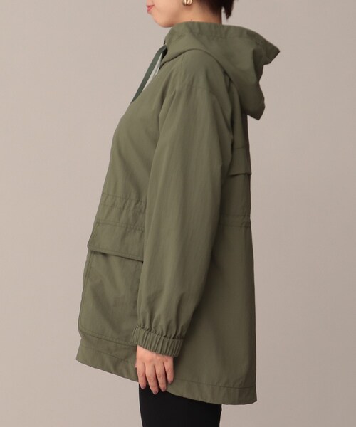 UNTITLED（アンタイトル）の「◆ドライタッサー マウンテンパーカー【洗える】（ミリタリージャケット・レディース・カーキ/ベージュ/ブラック・00/01/04/44/48/02）」の12枚目の写真