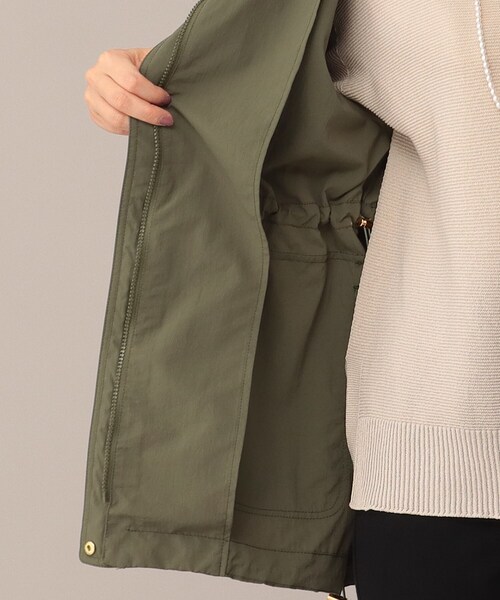 UNTITLED（アンタイトル）の「◆ドライタッサー マウンテンパーカー【洗える】（ミリタリージャケット・レディース・カーキ/ベージュ/ブラック・00/01/04/44/48/02）」の21枚目の写真