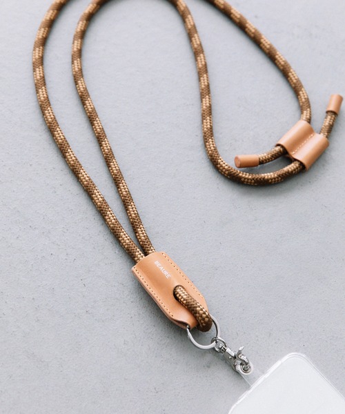 Beau're（ヴュレ）の「BEAURE ヴュレ パラコード モバイルストラップ ショルダー（スマホグッズ・レディース・ブラック/オレンジ/ブルー/カーキ/モカ/ネイビー系・FREE）」の3枚目の写真