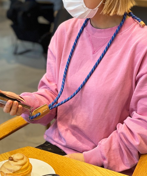 Beau're（ヴュレ）の「BEAURE ヴュレ パラコード モバイルストラップ ショルダー（スマホグッズ・レディース・ブラック/オレンジ/ブルー/カーキ/モカ/ネイビー系・FREE）」の14枚目の写真