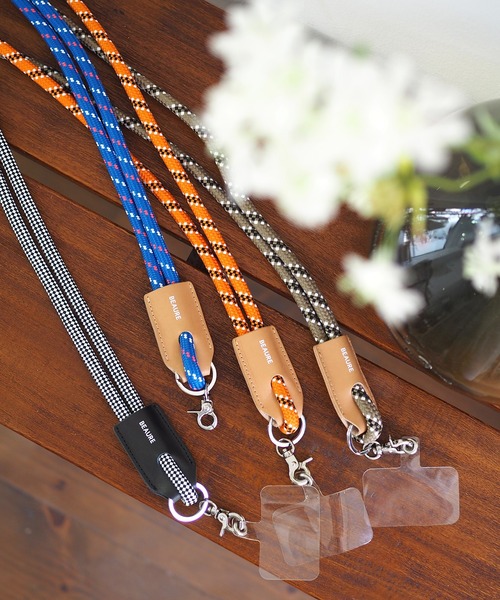 Beau're（ヴュレ）の「BEAURE ヴュレ パラコード モバイルストラップ ショルダー（スマホグッズ・レディース・ブラック/オレンジ/ブルー/カーキ/モカ/ネイビー系・FREE）」の7枚目の写真