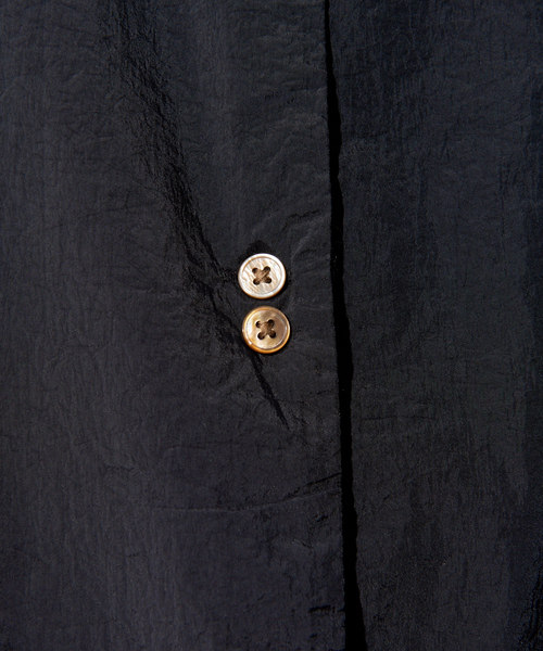 NOMINE（ノミネ）の「ワッシャー開襟シャツ【セットアップ対応】（シャツ/ブラウス・レディース・ブラック/パープル/オレンジ/セージグリーン・フリー）」の12枚目の写真