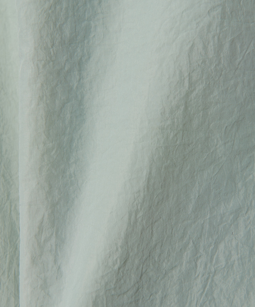 NOMINE（ノミネ）の「ワッシャー開襟シャツ【セットアップ対応】（シャツ/ブラウス・レディース・ブラック/パープル/オレンジ/セージグリーン・フリー）」の7枚目の写真