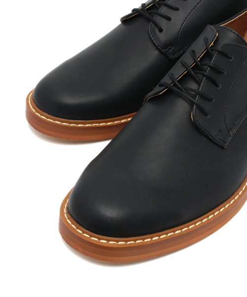 UNION STATION（ユニオンステーション）の「フェイクレザープレントゥ（ドレスシューズ・メンズ・ホワイト/ブラック・SMALL/MEDIUM/LARGE）」の9枚目の写真