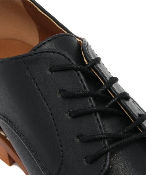 UNION STATION（ユニオンステーション）の「フェイクレザープレントゥ（ドレスシューズ・メンズ・ホワイト/ブラック・SMALL/MEDIUM/LARGE）」の10枚目の写真