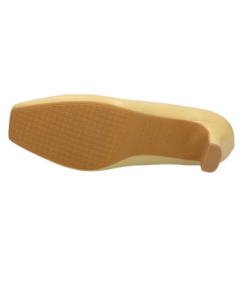 ORiental TRaffic（オリエンタルトラフィック）の「跳べるパンプス スクエアトゥヒール R-3204（パンプス・レディース・イエロー/ブラック/グレー・34/37/42/33/35/40/36/38/41/43/39）」の13枚目の写真