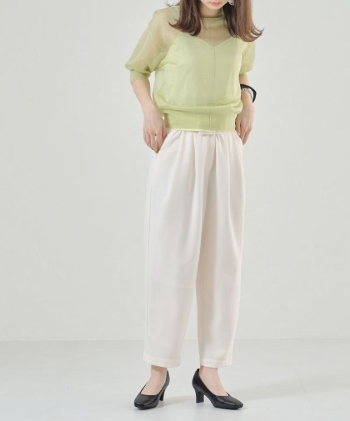 ORiental TRaffic（オリエンタルトラフィック）の「跳べるパンプス スクエアトゥヒール R-3204（パンプス・レディース・イエロー/ブラック/グレー・34/37/42/33/35/40/36/38/41/43/39）」の22枚目の写真