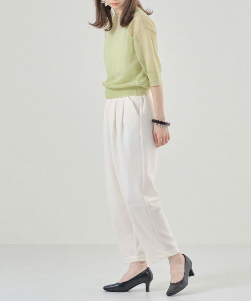 ORiental TRaffic（オリエンタルトラフィック）の「跳べるパンプス スクエアトゥヒール R-3204（パンプス・レディース・イエロー/ブラック/グレー・34/37/42/33/35/40/36/38/41/43/39）」の21枚目の写真