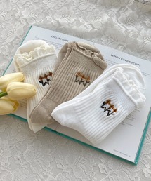 【apres jour×ARIAZ】３セットフラワーソックス