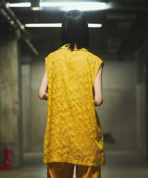 VACANCY(ヴァカンシー)の「SETUPヴィンテージレースジレ(ベスト・レディース・ブラック/イエロー・FREE)」の12枚目の写真