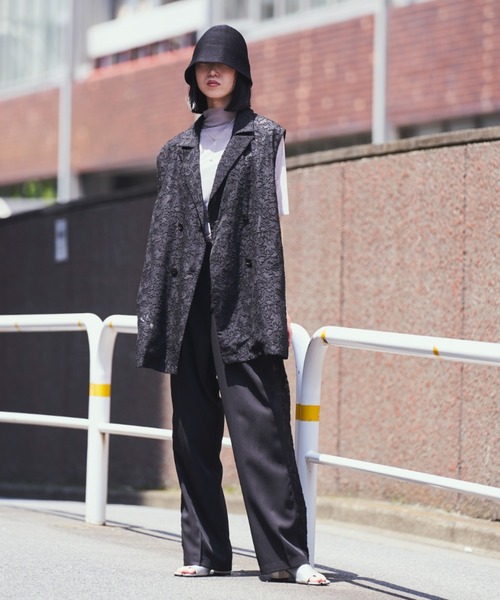 VACANCY(ヴァカンシー)の「SETUPヴィンテージレースジレ(ベスト・レディース・ブラック/イエロー・FREE)」の19枚目の写真