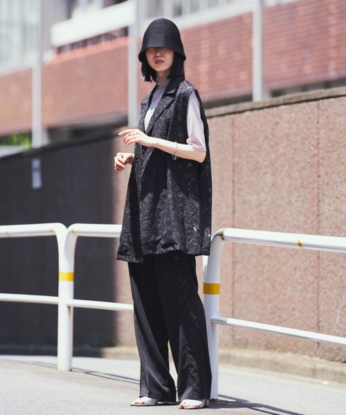 VACANCY(ヴァカンシー)の「SETUPヴィンテージレースジレ(ベスト・レディース・ブラック/イエロー・FREE)」の22枚目の写真