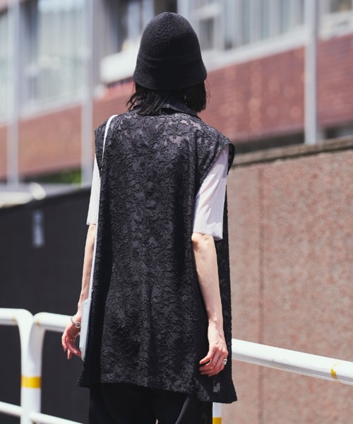 VACANCY(ヴァカンシー)の「SETUPヴィンテージレースジレ(ベスト・レディース・ブラック/イエロー・FREE)」の8枚目の写真