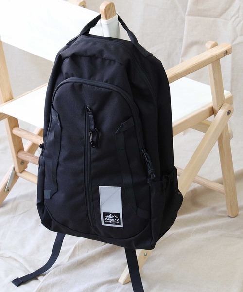 CAMP7（キャンプセブン）の「【CAMP7】バックパック【A4対応】（バックパック/リュック・メンズ・ブラック/ベージュ・ONE SIZE）」の2枚目の写真