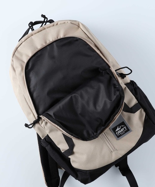 CAMP7（キャンプセブン）の「【CAMP7】バックパック【A4対応】（バックパック/リュック・メンズ・ブラック/ベージュ・ONE SIZE）」の12枚目の写真