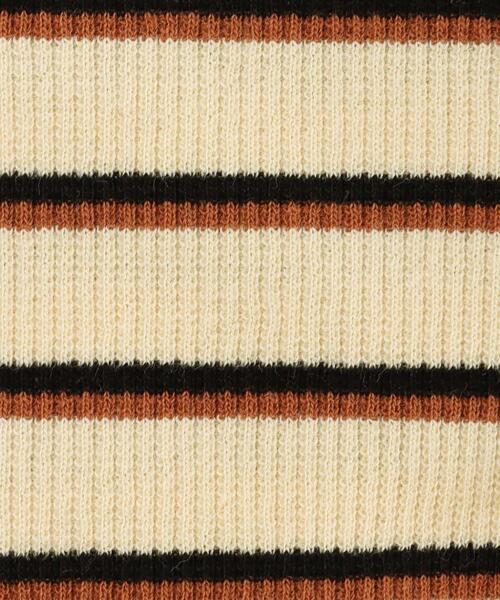 INGNI（イング）の「マルチボーダーコンパクトTシャツ（Tシャツ/カットソー・レディース・ブラック/ブルー/アイボリー・M）」の7枚目の写真