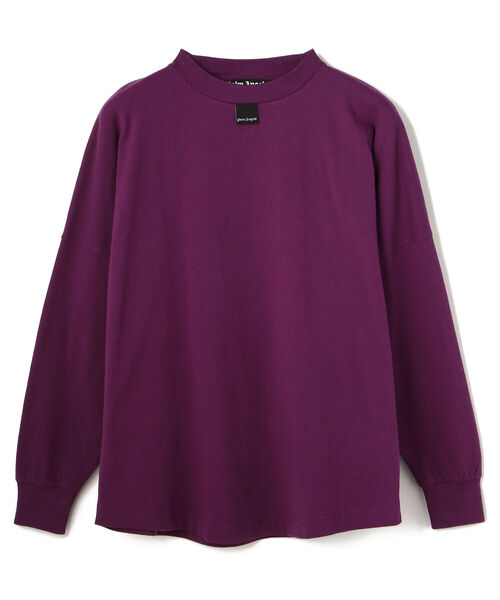 PalmAngels/パームエンジェルス/BLURRY LOGO OVER TEE L/S/ブラ PalmAngels/パームエンジェルス/BLURRY LOGO OVER TEE L/S/ブラ