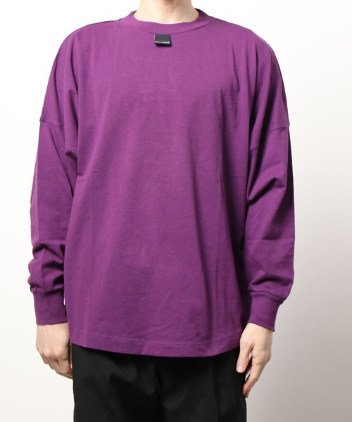 PalmAngels/パームエンジェルス/BLURRY LOGO OVER TEE L/S/ブラ PalmAngels/パームエンジェルス/BLURRY LOGO OVER TEE L/S/ブラ