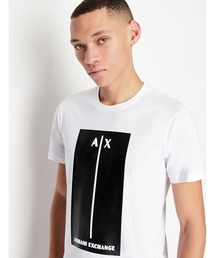 ARMANI EXCHANGE | 【A|X アルマーニ エクスチェンジ】BOXロゴ　半袖クルーネックTシャツ/SLIM(Tシャツ/カットソー)