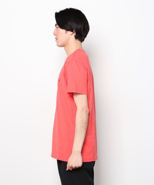 VOLCOM（ボルコム）の「APAC STONE BLANK SS（Tシャツ/カットソー・メンズ・モスグリーン/レッド・MEDIUM/LARGE）」の4枚目の写真