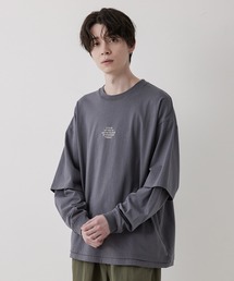 JUNRED | ビッグシルエットフェイクレイヤードロンT(Tシャツ/カットソー)