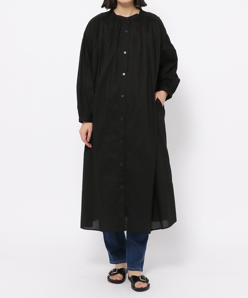 LEPSIM（レプシィム）の「軽やかコットンワンピース[2022春夏]　262891（ワンピース・レディース・ピンク/オフホワイト/ブラック/パープル系その他・FREE）」の8枚目の写真