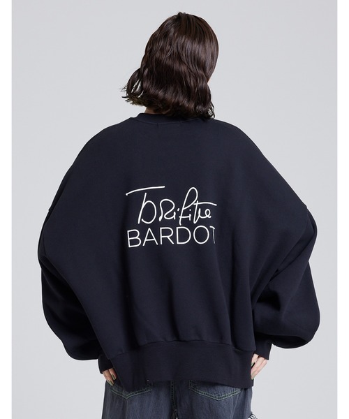 Little sunny bite（リトルサニーバイト）の「Brigitte Bardot x little sunny bite Photo big sweat（スウェット・レディース・ホワイト/ブラック/ブルー・SMALL/MEDIUM）」の5枚目の写真