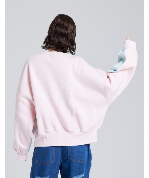 Little sunny bite（リトルサニーバイト）の「Brigitte Bardot x little sunny bite Photo big sweat（スウェット・レディース・ホワイト/ブラック/ブルー・SMALL/MEDIUM）」の15枚目の写真