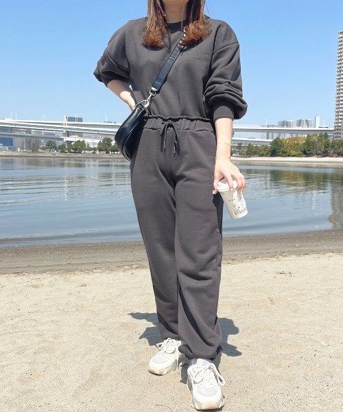 apres jour(アプレジュール)の「【セットアップ可能】スウェットロングパンツ【ZOZOTOWN限定アイテム】(その他パンツ・レディース・スミクロ/ピンク/アイボリー/オートミール・フリー/X-LARGE)」の3枚目の写真