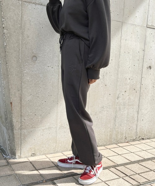 apres jour(アプレジュール)の「【セットアップ可能】スウェットロングパンツ【ZOZOTOWN限定アイテム】(その他パンツ・レディース・スミクロ/ピンク/アイボリー/オートミール・フリー/X-LARGE)」の12枚目の写真