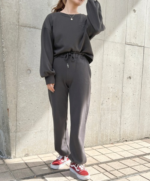 apres jour(アプレジュール)の「【セットアップ可能】スウェットロングパンツ【ZOZOTOWN限定アイテム】(その他パンツ・レディース・スミクロ/ピンク/アイボリー/オートミール・フリー/X-LARGE)」の17枚目の写真