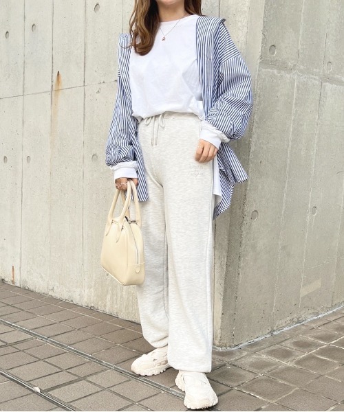 apres jour(アプレジュール)の「【セットアップ可能】スウェットロングパンツ【ZOZOTOWN限定アイテム】(その他パンツ・レディース・スミクロ/ピンク/アイボリー/オートミール・フリー/X-LARGE)」の14枚目の写真