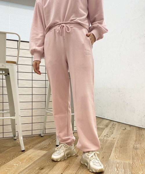apres jour(アプレジュール)の「【セットアップ可能】スウェットロングパンツ【ZOZOTOWN限定アイテム】(その他パンツ・レディース・スミクロ/ピンク/アイボリー/オートミール・フリー/X-LARGE)」の18枚目の写真