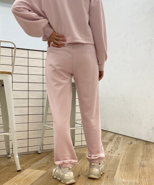 apres jour(アプレジュール)の「【セットアップ可能】スウェットロングパンツ【ZOZOTOWN限定アイテム】(その他パンツ・レディース・スミクロ/ピンク/アイボリー/オートミール・フリー/X-LARGE)」の15枚目の写真