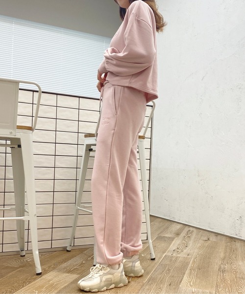 apres jour(アプレジュール)の「【セットアップ可能】スウェットロングパンツ【ZOZOTOWN限定アイテム】(その他パンツ・レディース・スミクロ/ピンク/アイボリー/オートミール・フリー/X-LARGE)」の19枚目の写真