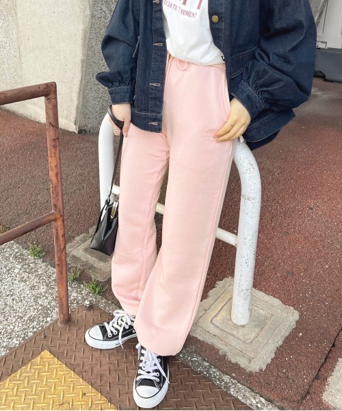 apres jour(アプレジュール)の「【セットアップ可能】スウェットロングパンツ【ZOZOTOWN限定アイテム】(その他パンツ・レディース・スミクロ/ピンク/アイボリー/オートミール・フリー/X-LARGE)」の9枚目の写真