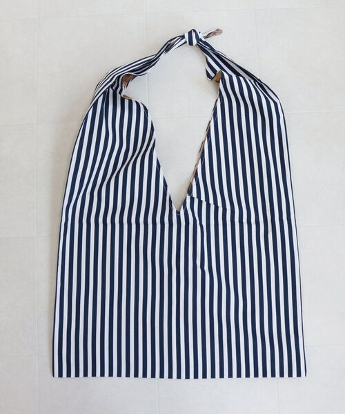 HOLLINGWORTH COUNTRY OUTFITTERS(ホリングワース カントリーアウトフィッターズ)の「【Hollingworth country outfitters】ストライプ×ペイズリーBIGショッパーバッグ(ショルダーバッグ・レディース・レッド系その他/ブルー系その他7・FREE)」の7枚目の写真