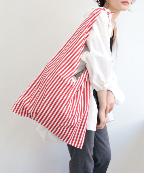 HOLLINGWORTH COUNTRY OUTFITTERS(ホリングワース カントリーアウトフィッターズ)の「【Hollingworth country outfitters】ストライプ×ペイズリーBIGショッパーバッグ(ショルダーバッグ・レディース・レッド系その他/ブルー系その他7・FREE)」の16枚目の写真
