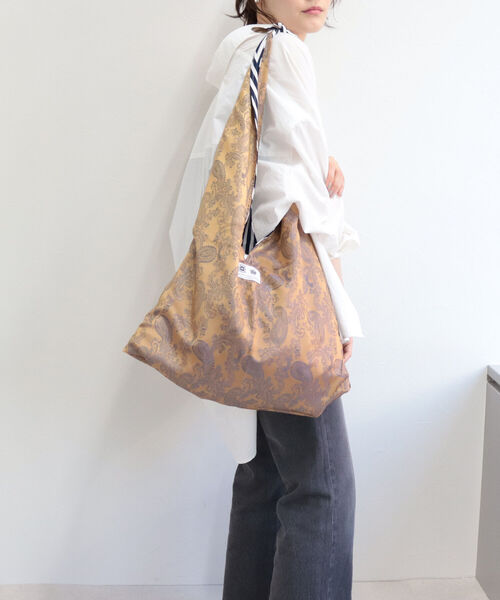 HOLLINGWORTH COUNTRY OUTFITTERS(ホリングワース カントリーアウトフィッターズ)の「【Hollingworth country outfitters】ストライプ×ペイズリーBIGショッパーバッグ(ショルダーバッグ・レディース・レッド系その他/ブルー系その他7・FREE)」の15枚目の写真