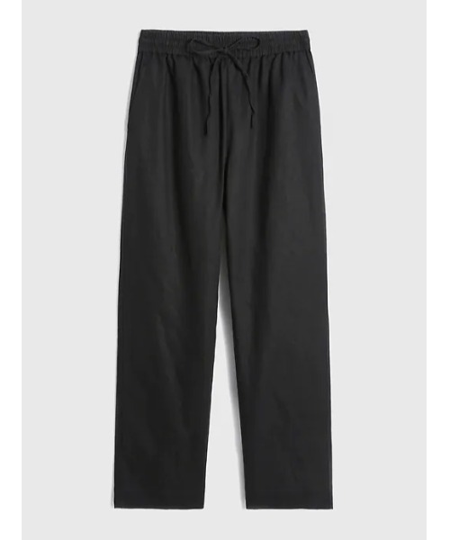 GAP（ギャップ）の「FREE&FLOW リネンハイライズワイドストレートパンツ（その他パンツ・レディース・ブラック/その他/グリーン・L/XXS/M/XS/S）」の19枚目の写真
