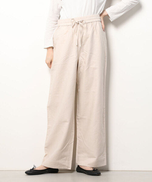 GAP（ギャップ）の「FREE&FLOW リネンハイライズワイドストレートパンツ（その他パンツ・レディース・ブラック/その他/グリーン・L/XXS/M/XS/S）」の8枚目の写真