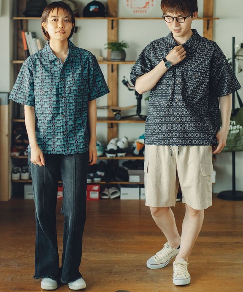 【希少】CASTELBAJAC 総柄　シアサッカー　シャツ　パンツ　セットアップ 64837263b_b_10_500.jpg