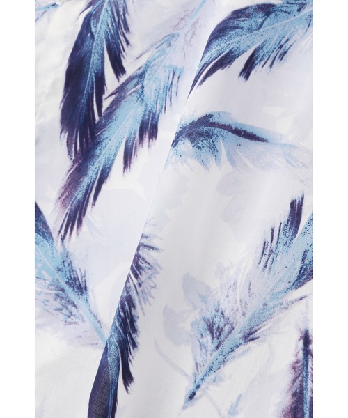 TORNADO MART（トルネードマート）の「TORNADO MART∴フェザープリントロングシャツ（シャツ/ブラウス・メンズ・ブルー/レッド・LL/M/L）」の3枚目の写真