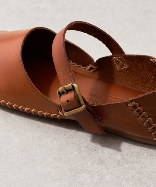 CORSO ROMA，9（コルソローマ）の「《WEB限定・CORSO ROMA,9》レザーサンダル（サンダル・レディース・キャメル・38/36/37/35/39）」の6枚目の写真